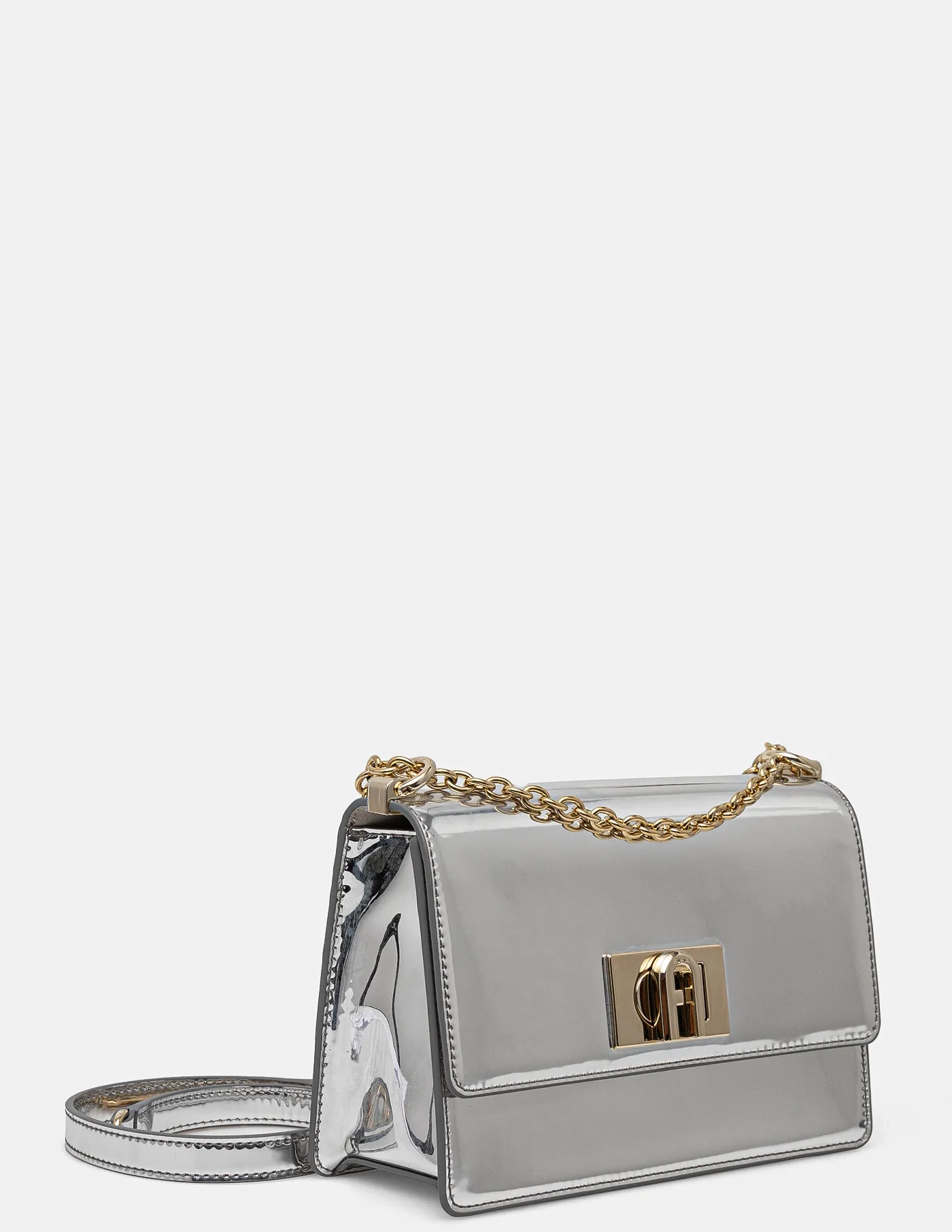 

Сумочка Furla, серебряный, Серебристый, Сумочка Furla, серебряный