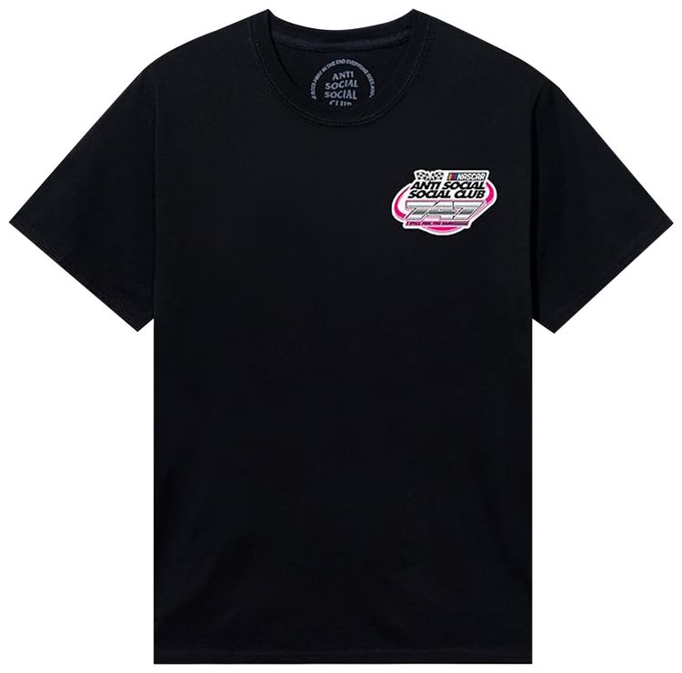 

Футболка Anti Social Social Club x Nascar 747, черная, Черный, Футболка Anti Social Social Club x Nascar 747, черная
