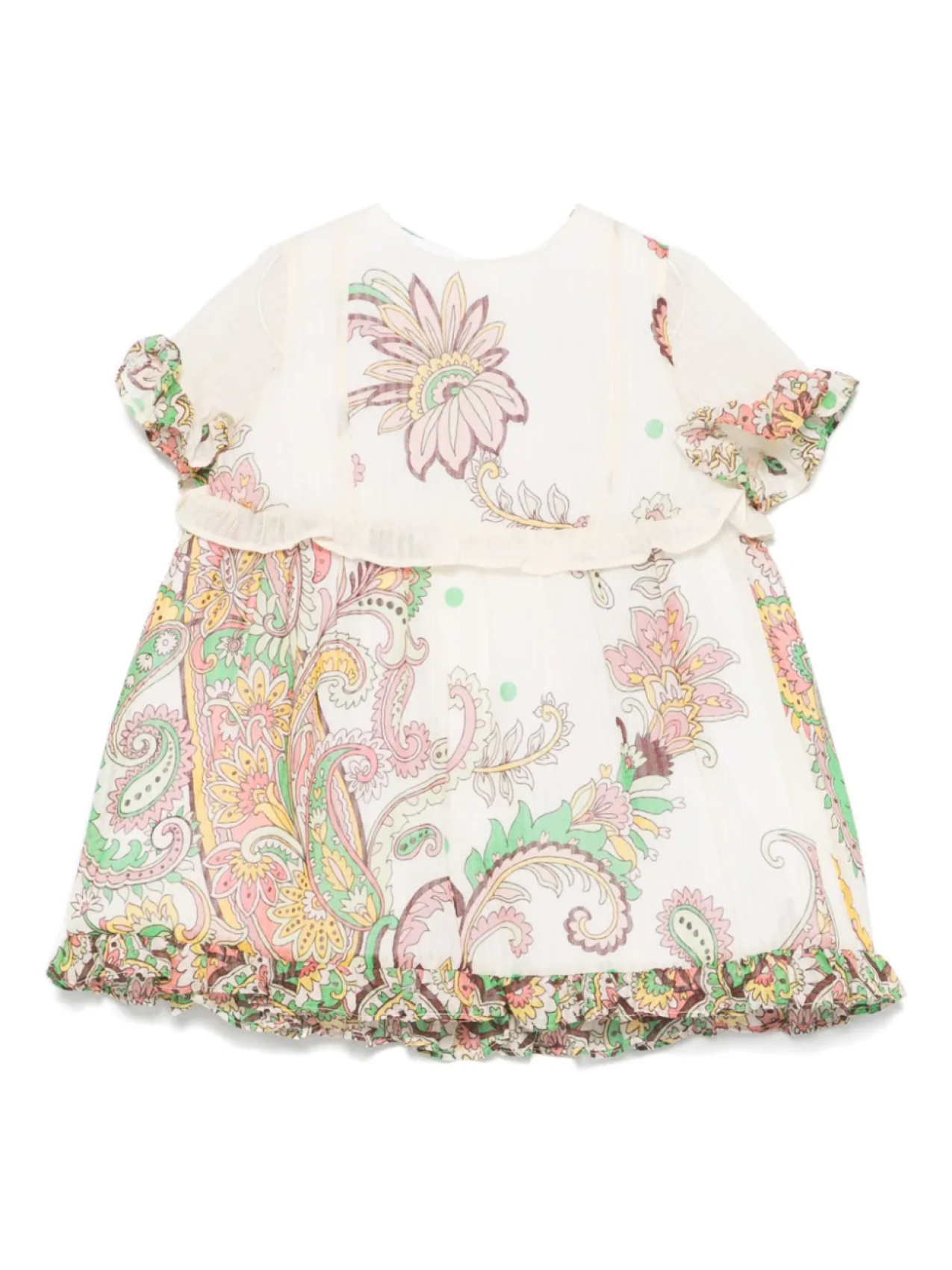 

Платье с принтом пейсли ETRO KIDS, нейтральный