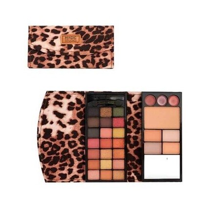 

Дорожный набор для макияжа Trousse Wild Safari Trick, 31 предмет + подарок, Magic Studio