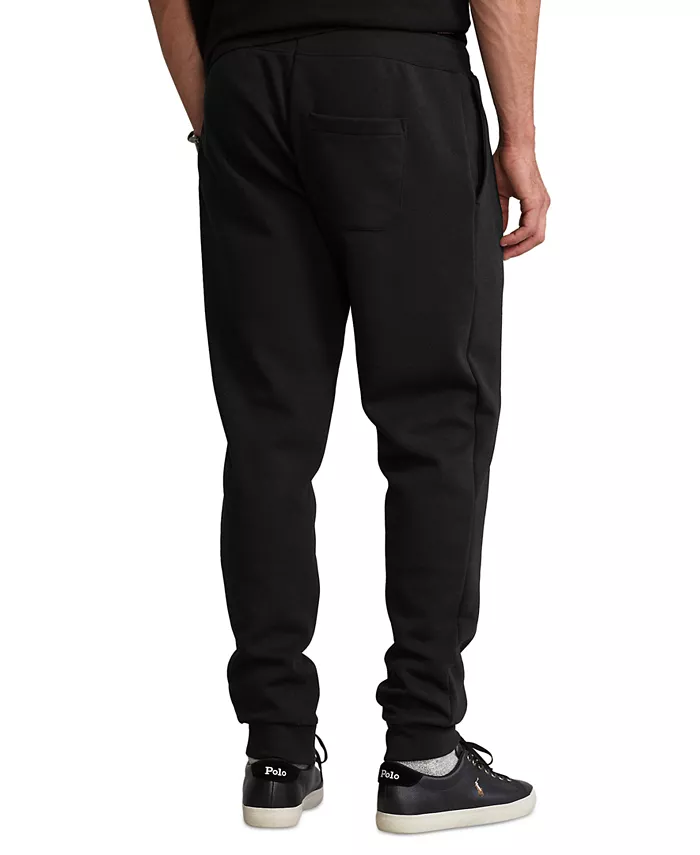Мужские утепленные спортивные брюки Big & Tall Double-Knit Jogger Pants Polo Ralph Lauren, черный — фото 2