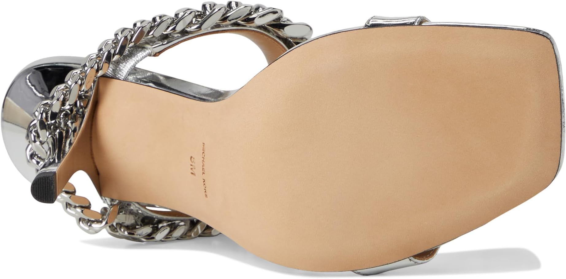 Туфли MICHAEL Michael Kors Bianca High Sandal, серебряный — фото 3