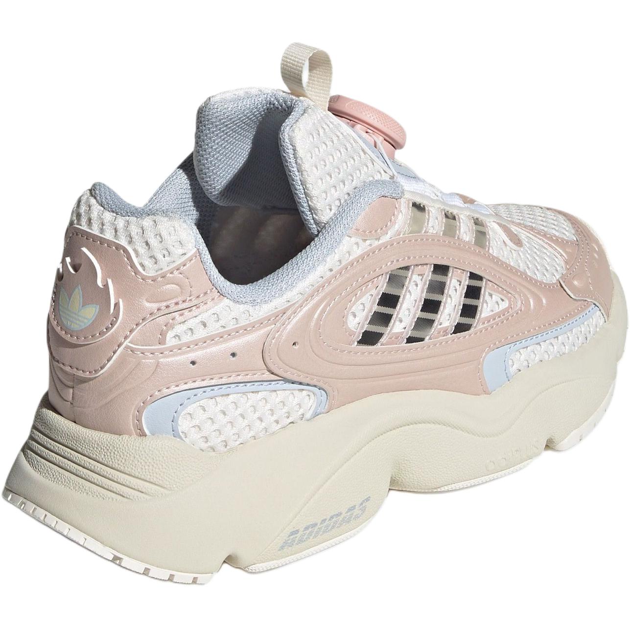 Adidas Originals Детские кроссовки Ozmillen, устойчивые к истиранию, розовые, белые, подростковые — фото 4