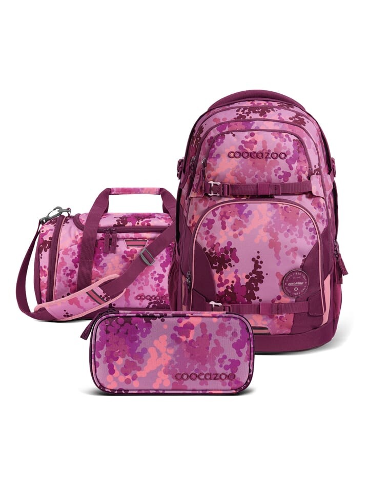 

Рюкзак Coocazoo Schul Set „Cherry Blossom“ 3 teilig, фиолетовый
