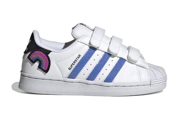 Кроссовки суперзвезда обувь Adidas, белый — фото 2