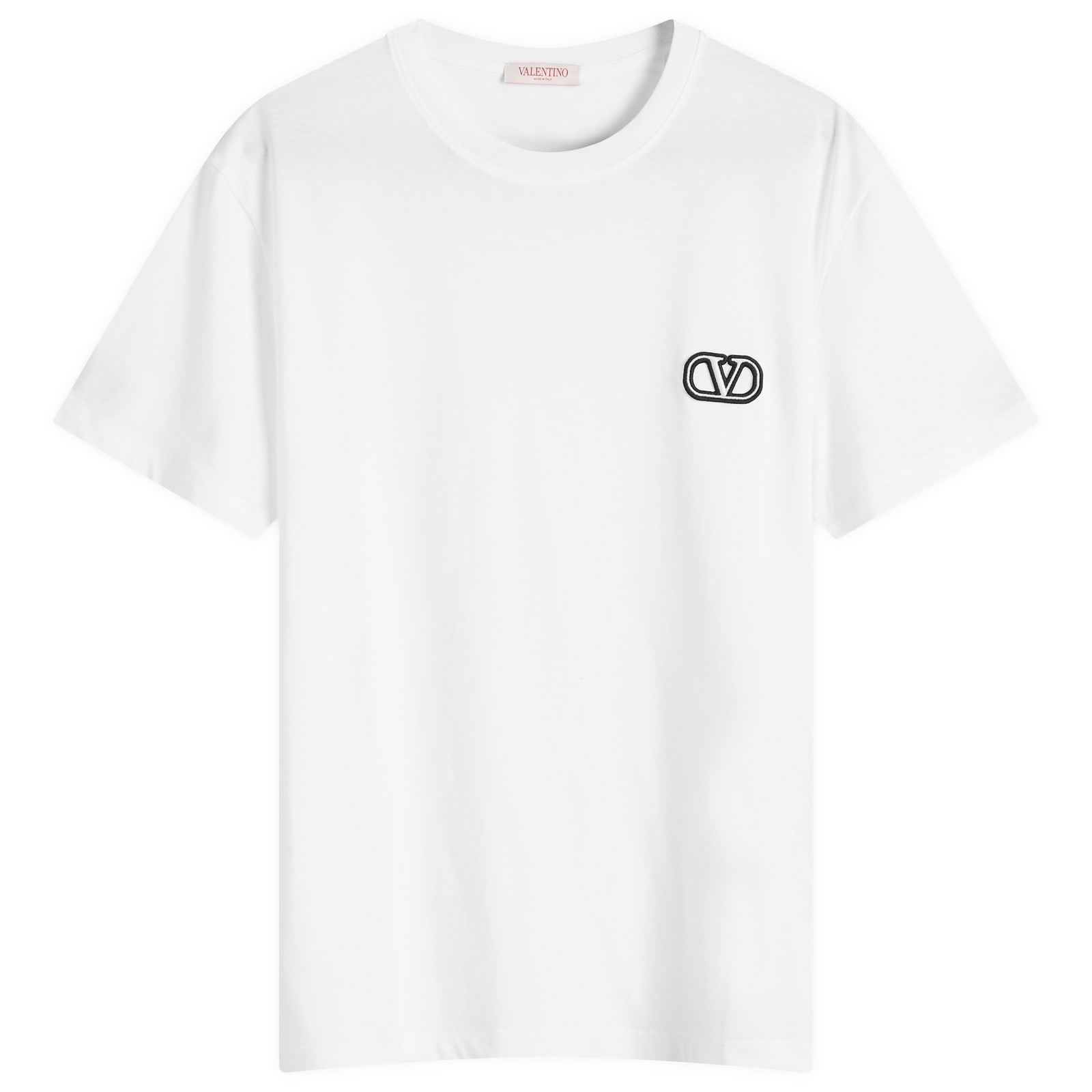 

Футболка Valentino Small V Logo T Shirt, белый