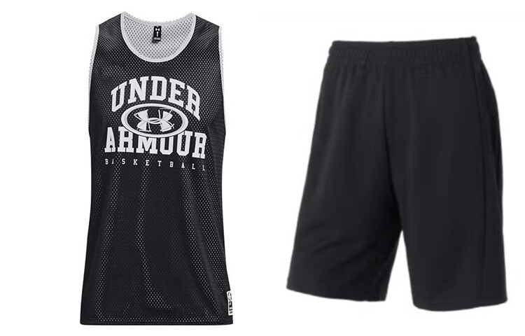 

Мужская повседневная спортивная одежда Under Armour, цвет Black and Black