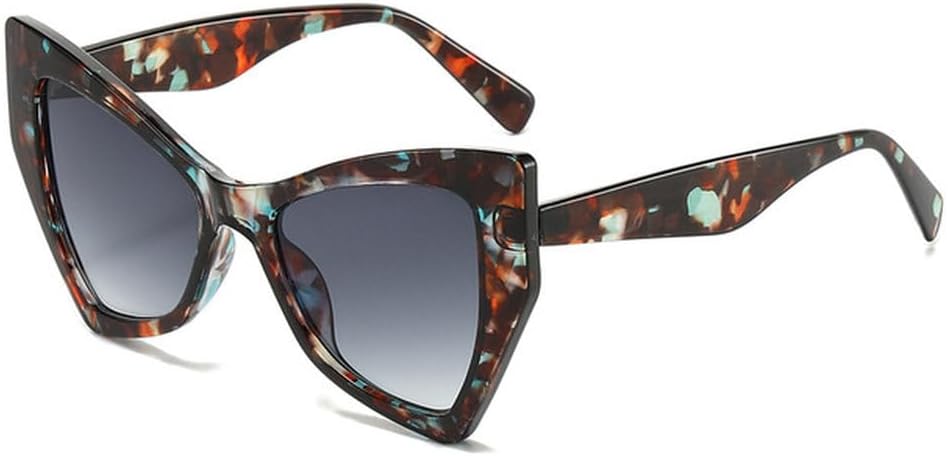 

Стереоскопические солнцезащитные очки для женщин 2027 года, модные, с цветочным рисунком, плоские зеркальные, для использования на открытом воздухе, с защитой от УФ-излучения UV400 generic, Blue Flower