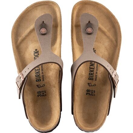 Сандалии Gizeh женские Birkenstock, цвет Mocha Birkibuc — фото 3