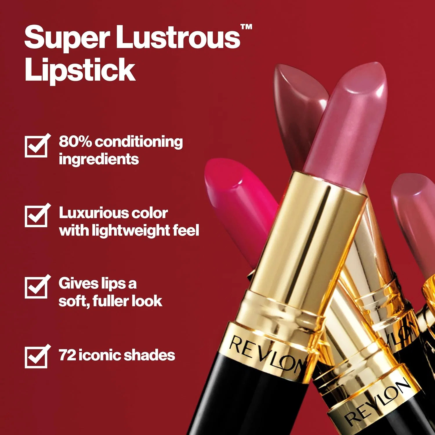 Помада Revlon Super Lustrous SkyLine Pink, 2 шт., 4 г — фото 4