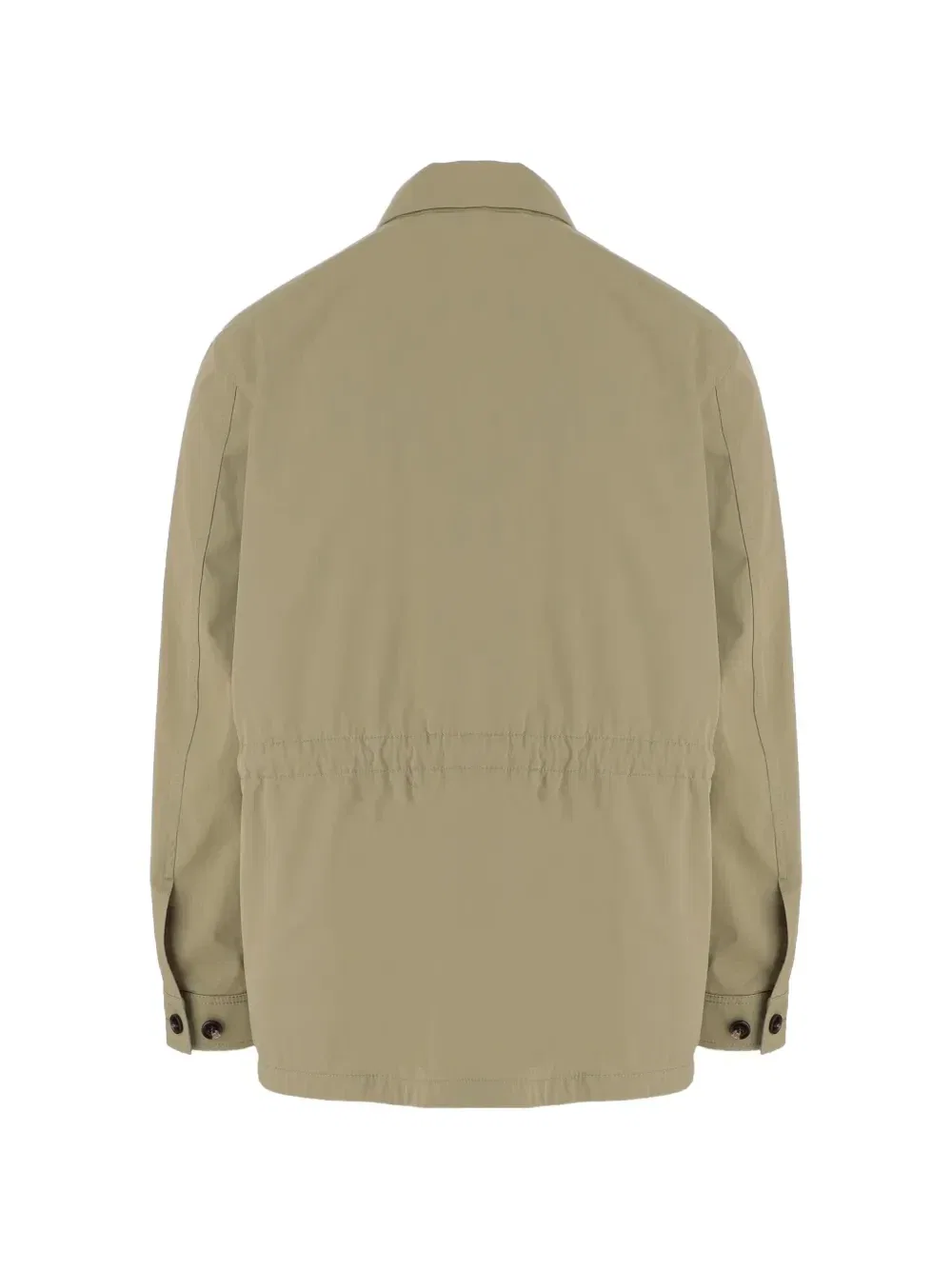 Куртка хлопковая BURBERRY, бежевая, с четырьмя карманами — фото 2