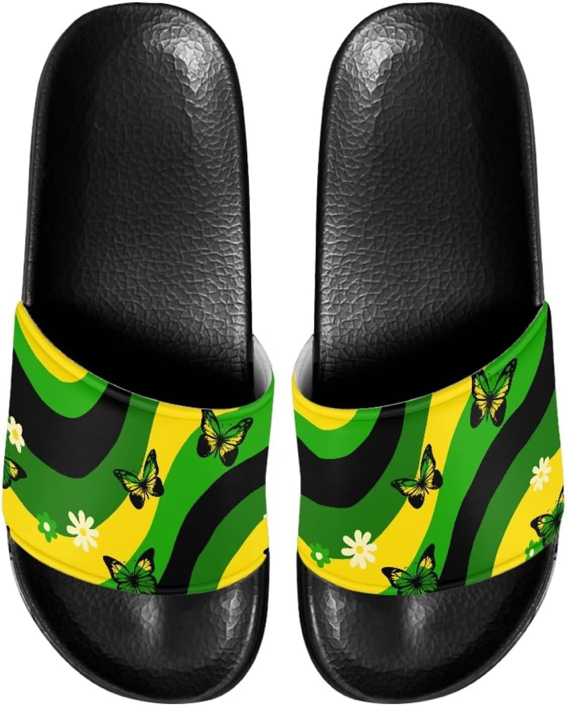 

Домашние тапочки для женщин и мужчин Mintulipy, Jamaican Butterfly-1