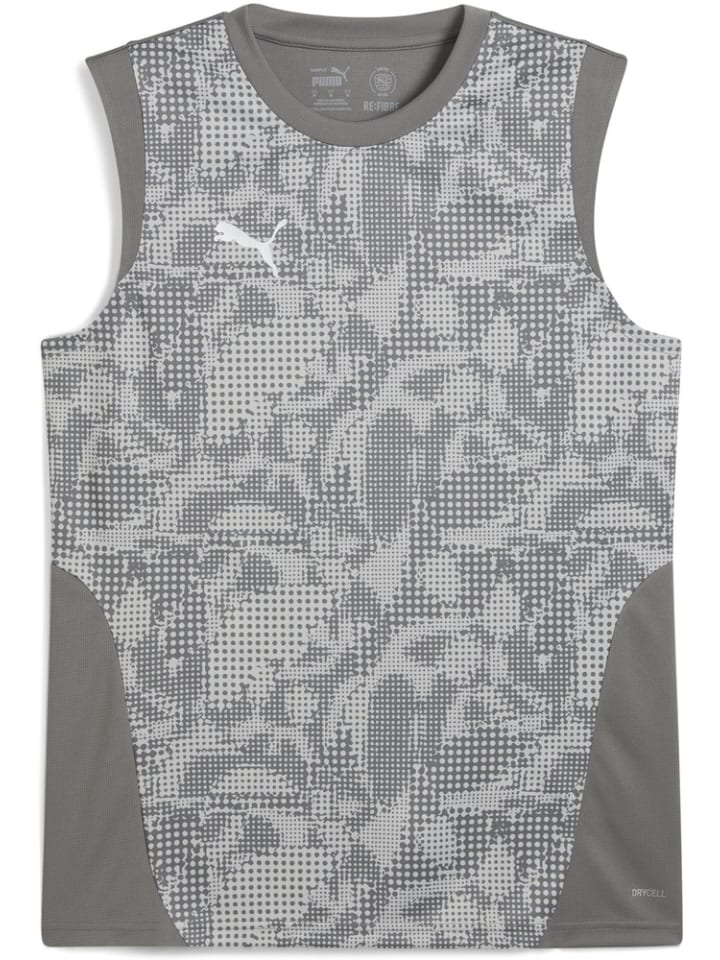 

Спортивная футболка TeamCUP Training Sleeveless Jersey серого цвета Puma
