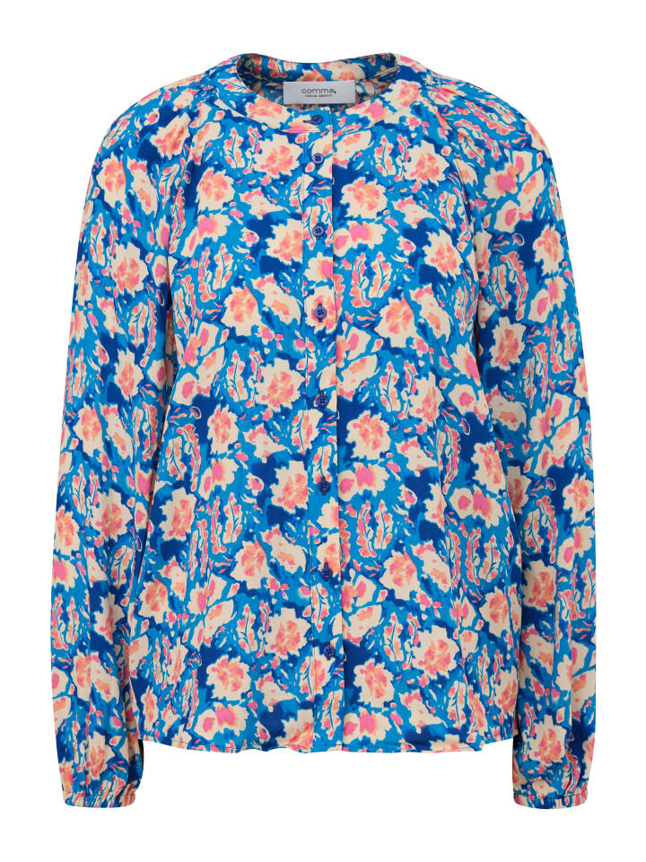 

Блуза comma CI Bluse langarm, бирюзовый