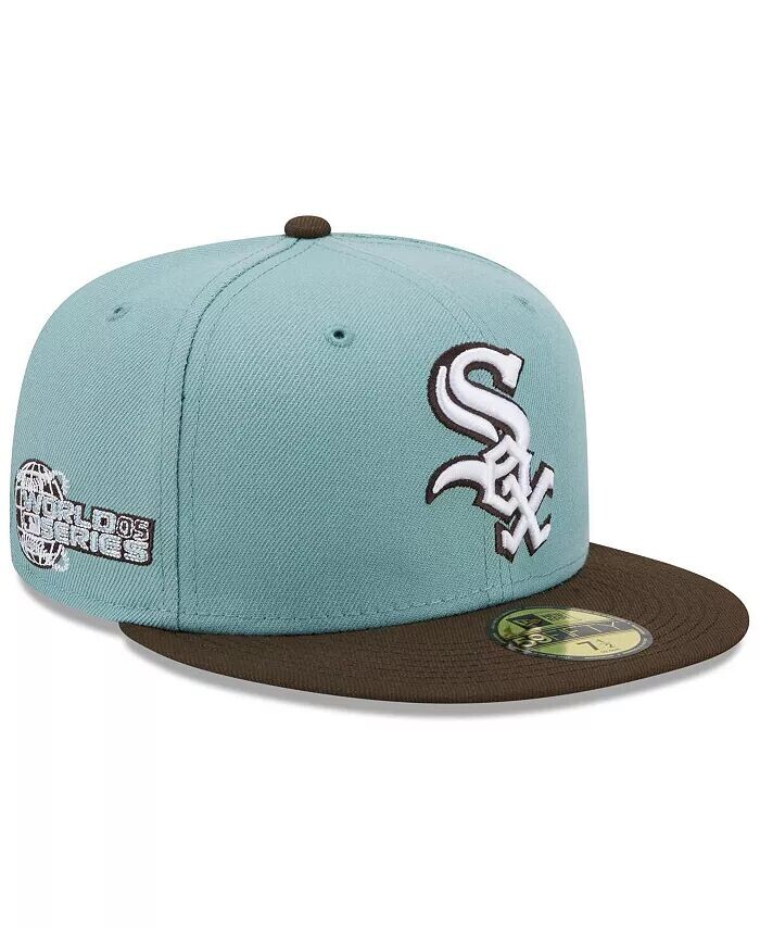 

Мужская светло-голубая, коричневая шляпа Chicago White Sox 2005 World Series Beach Kiss 59FIFTY New Era
