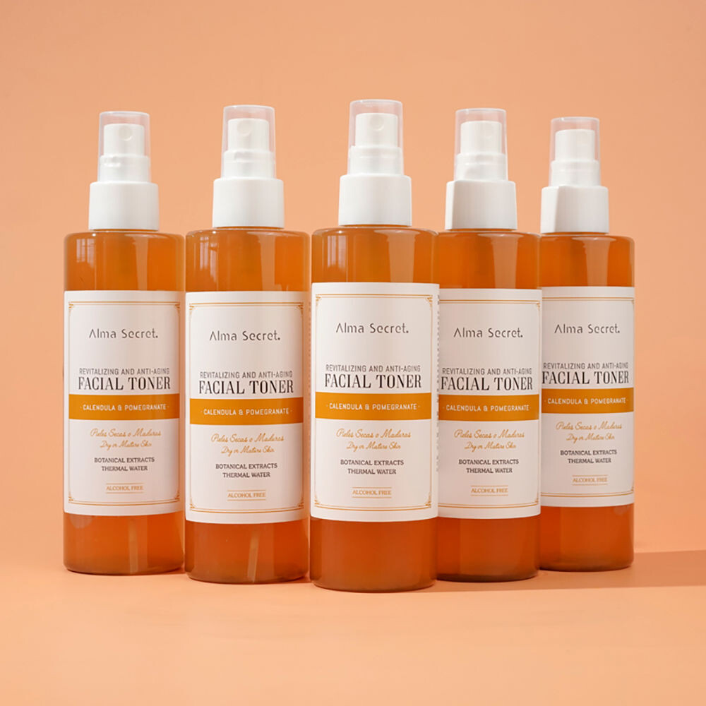 Тоник Alma Secret — Facial toner revitalizante y antiedad con caléndula & granada, 200 мл — фото 3