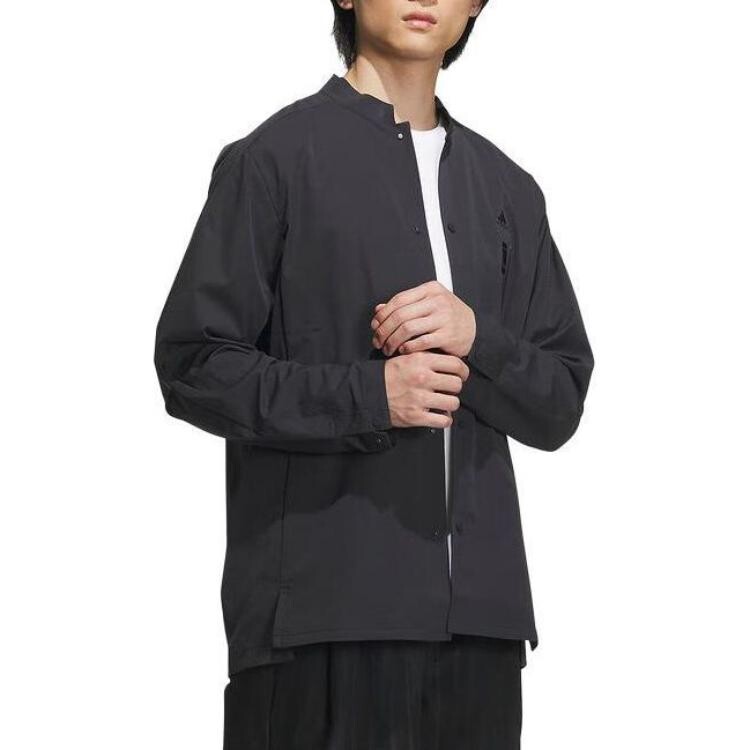 Мужская рубашка серии Wuji, черная Adidas, черный — фото 4