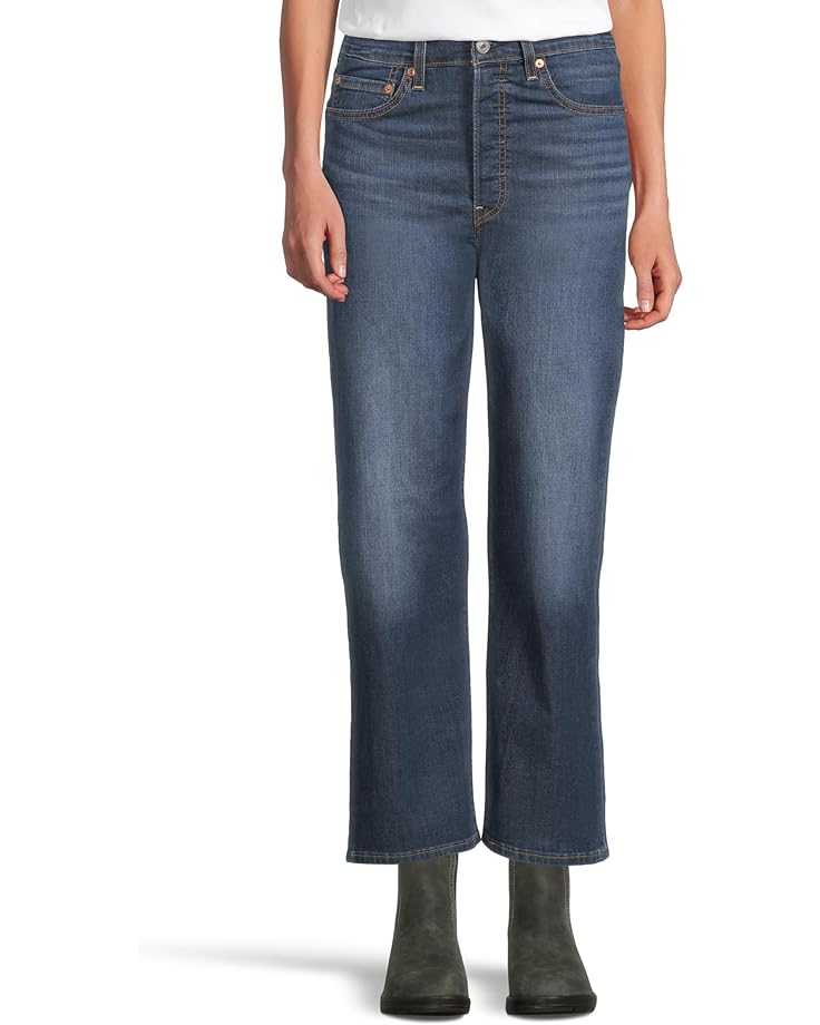 

Джинсы Levi's Womens Ribcage Straight Ankle, цвет Cool Agenda