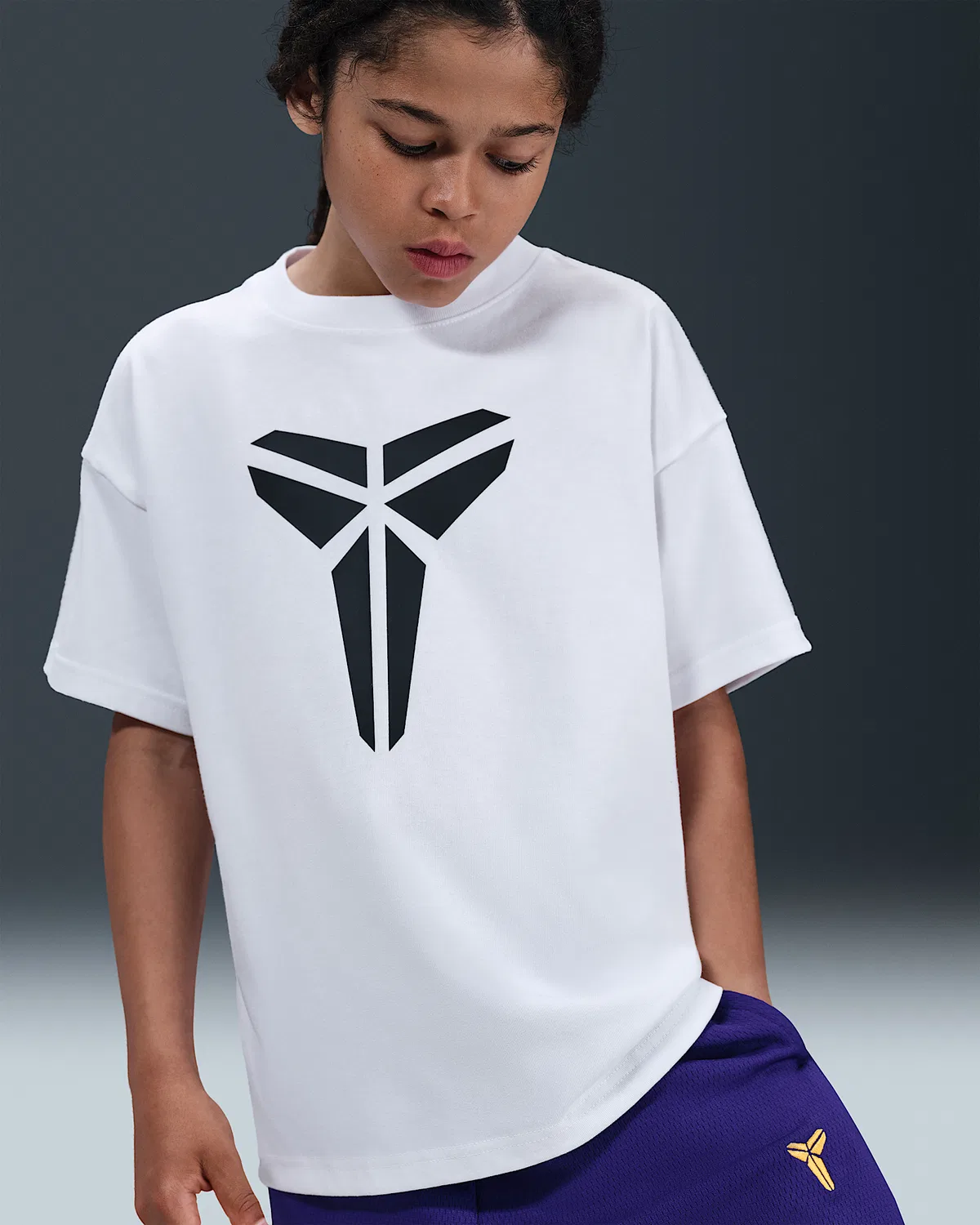 Детская футболка Dri-FIT Max90 Kobe, White
