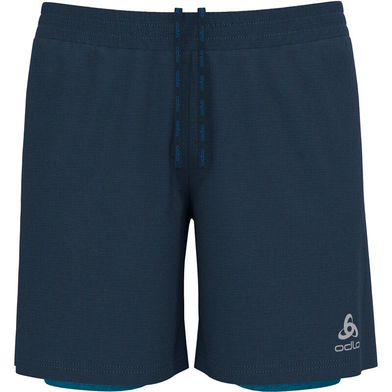 

Шорты 2-в-1 для легкого бега 7 дюймов Odlo, голубой
