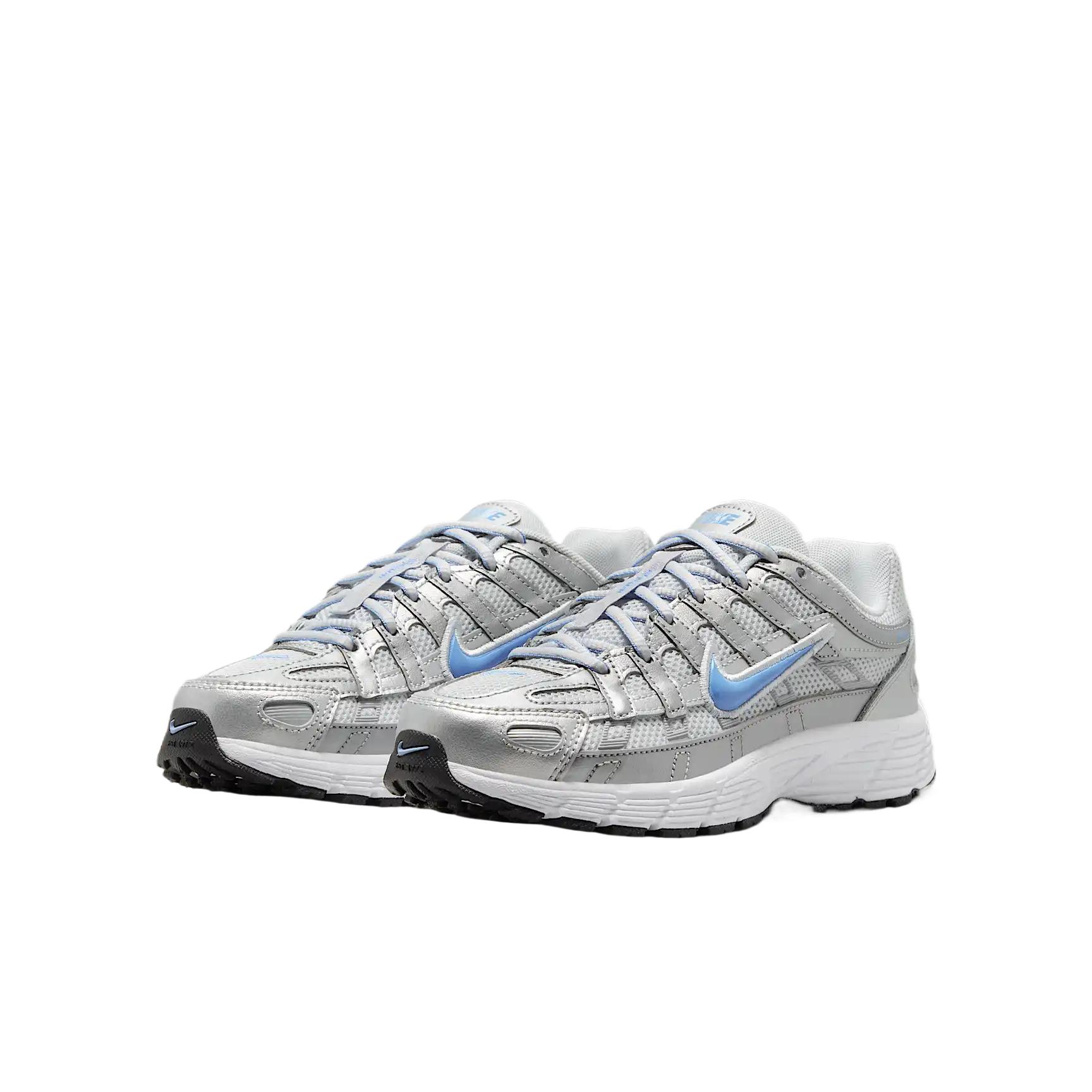 Детские кроссовки с амортизаторами и низким верхом Nike, серебряный — фото 3