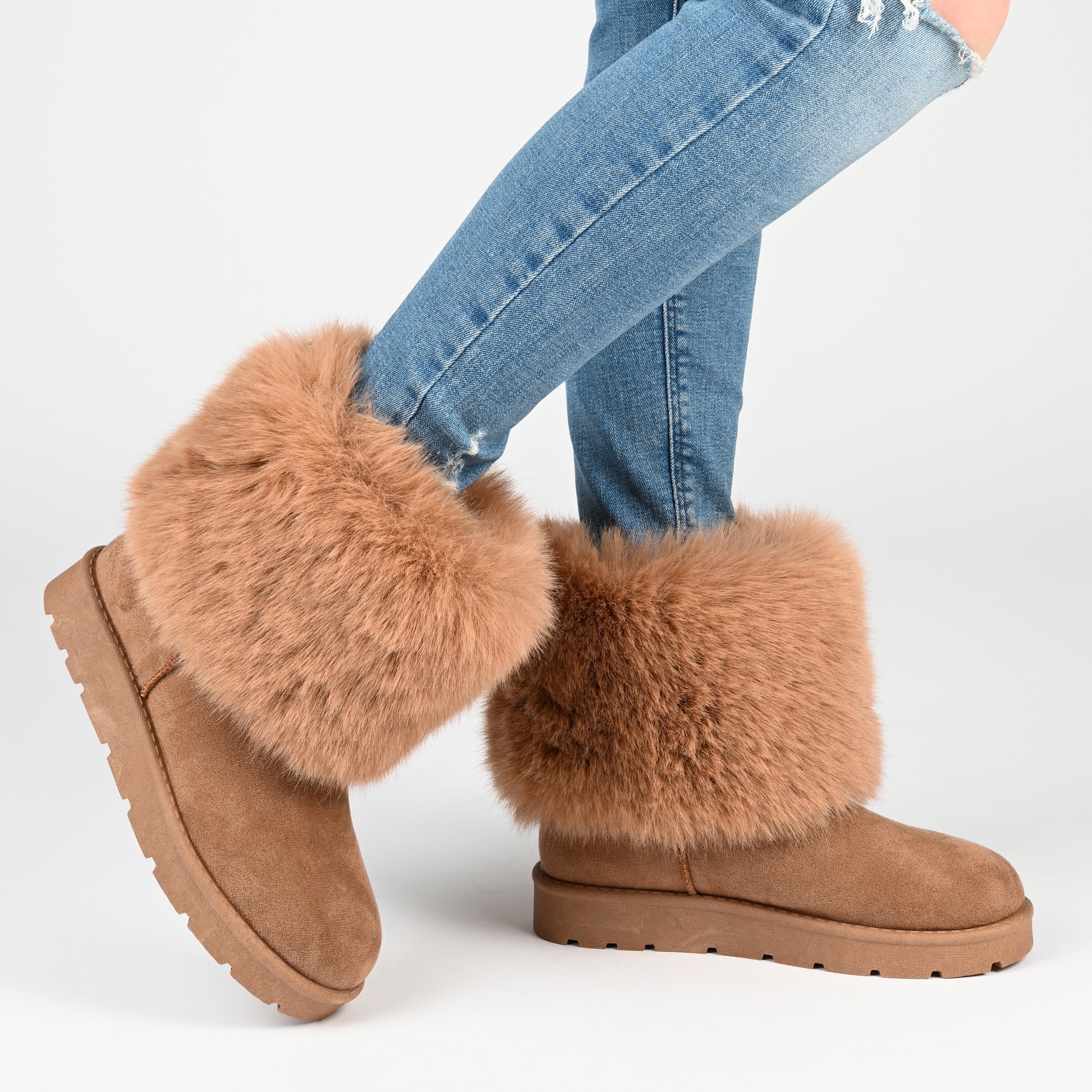 Женские ботинки Tru Comfort Foam Shanay из коллекции Journee, цвет tan — фото 3
