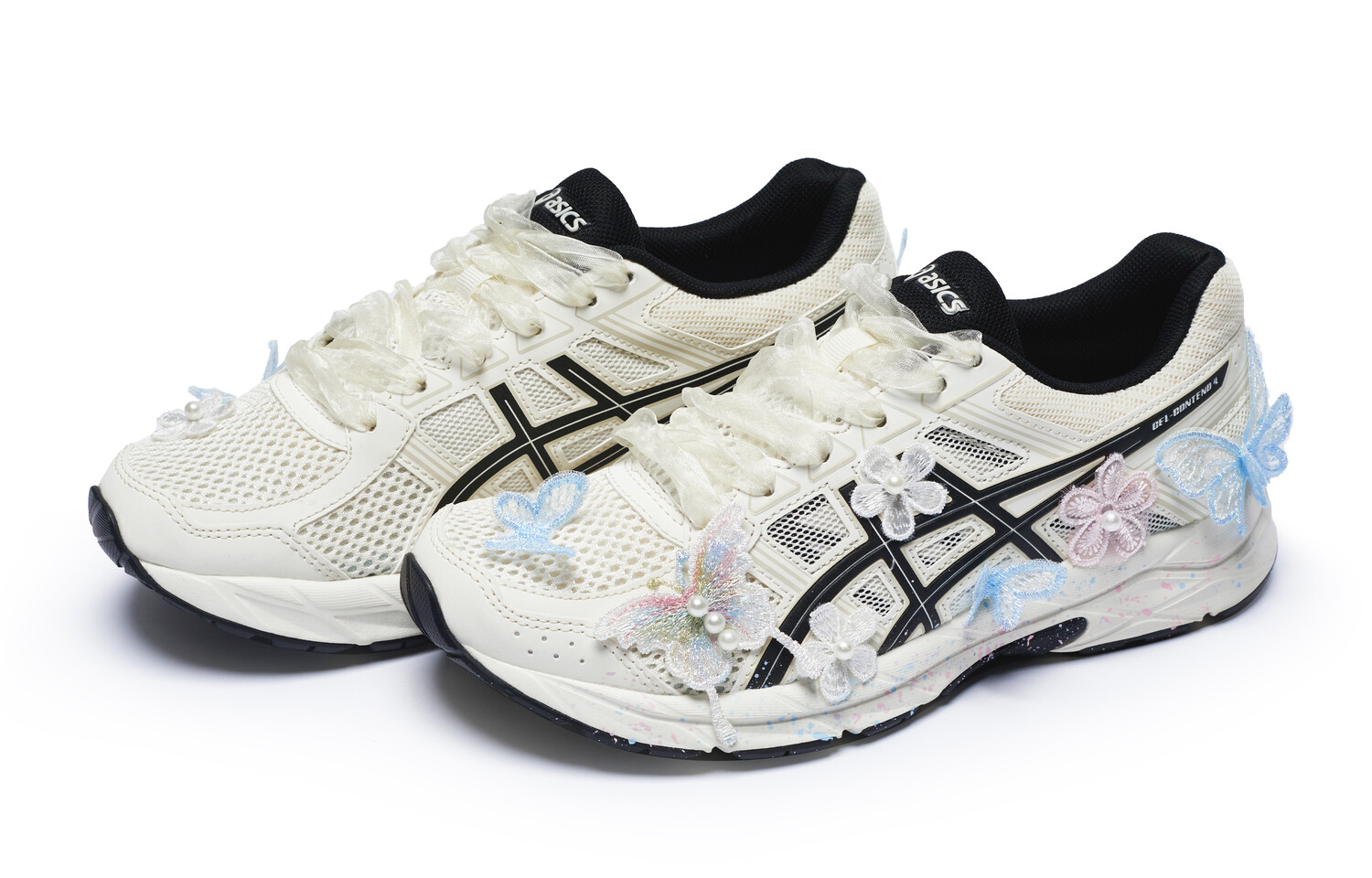 

Кроссовки Gel-Contend 4 женские с низким верхом, черные Asics