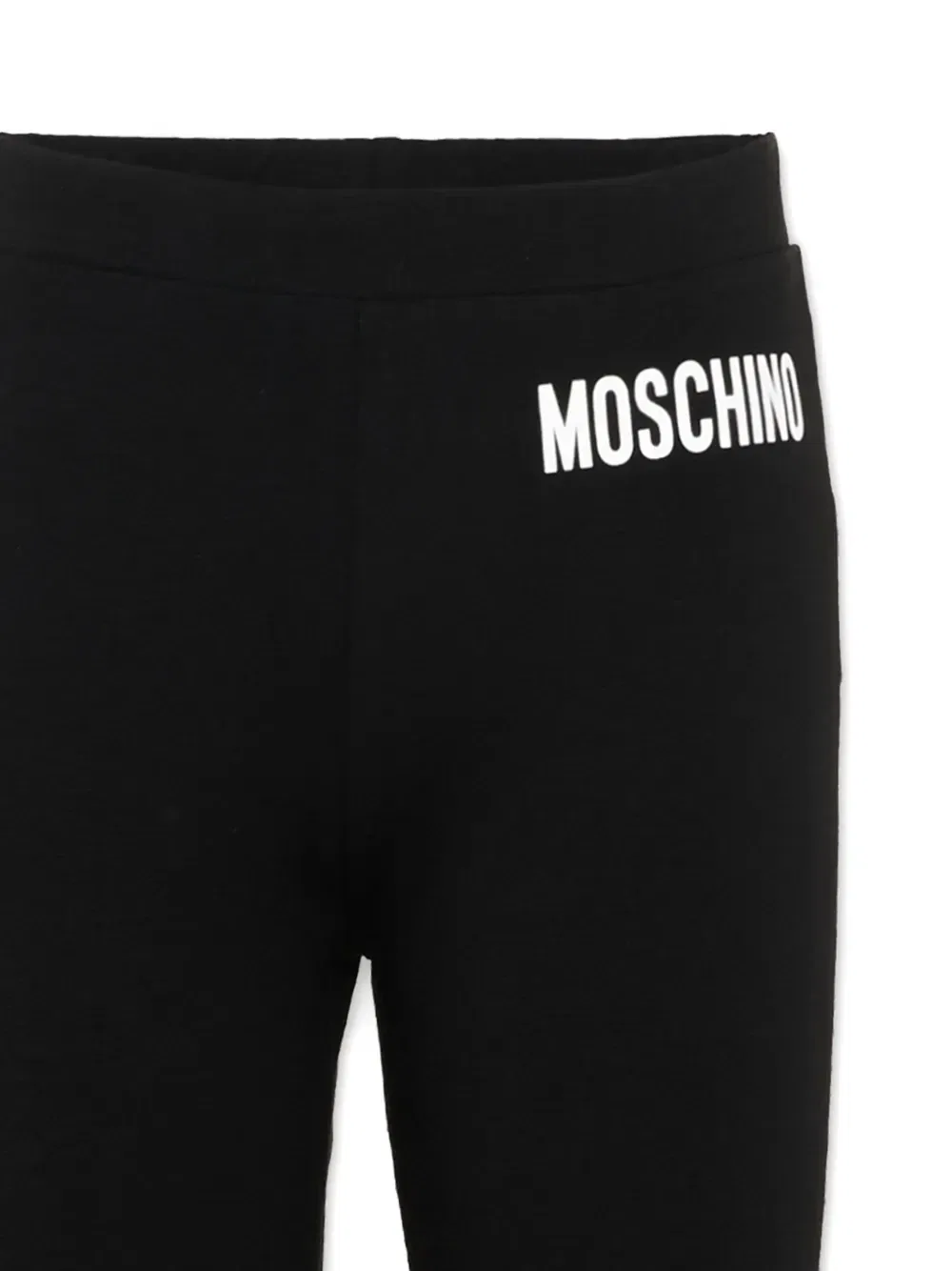 Расклешенные спортивные брюки Moschino Kids, черный — фото 3