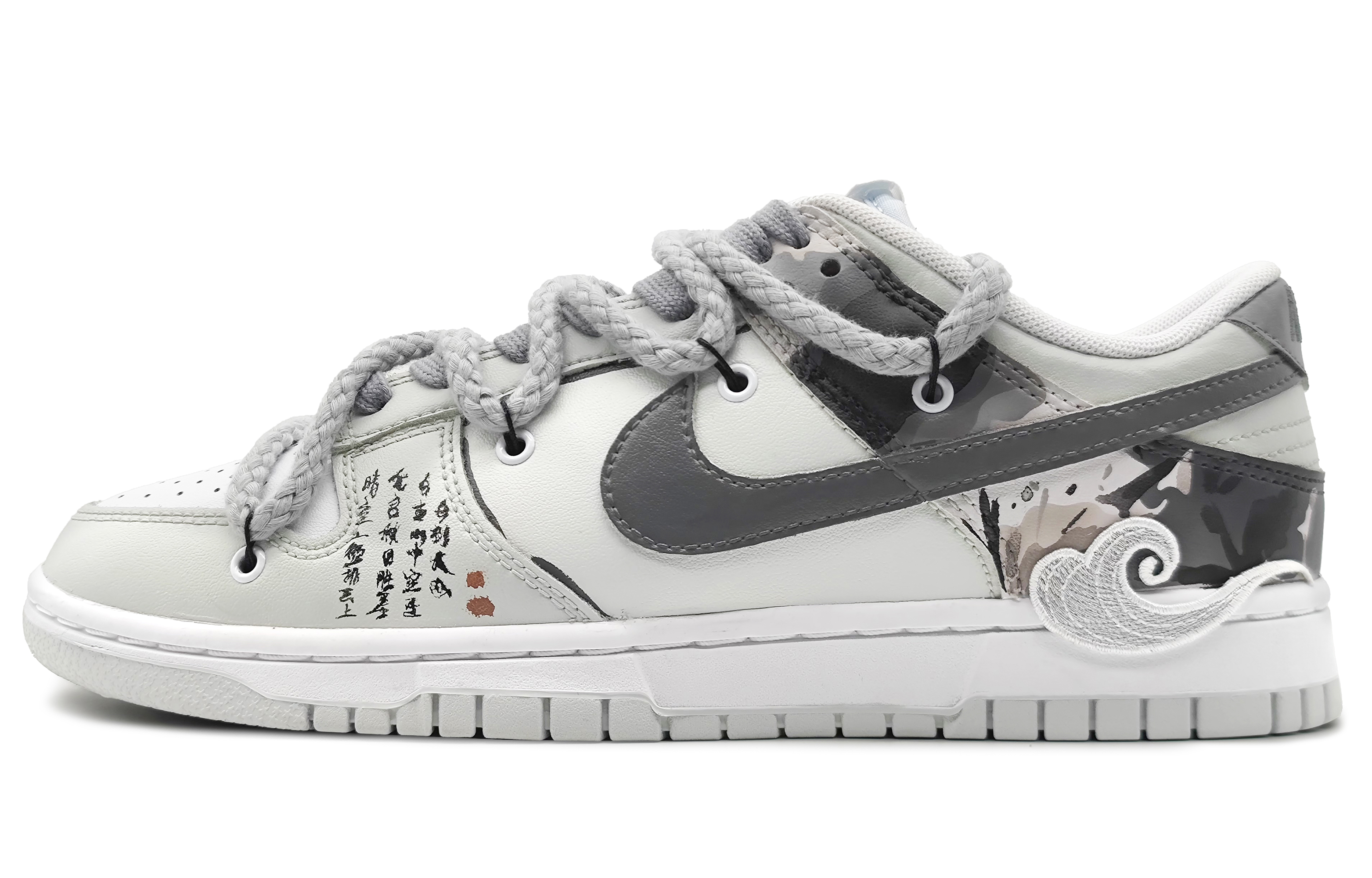 

Кроссовки Nike Dunk Skateboard Shoes Men Low-Top White, Белый, Кроссовки Nike Dunk Skateboard Shoes Men Low-Top White