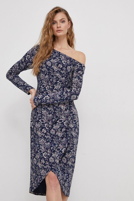 

Платье Лорен Ральф Лорен Lauren Ralph Lauren, темно-синий