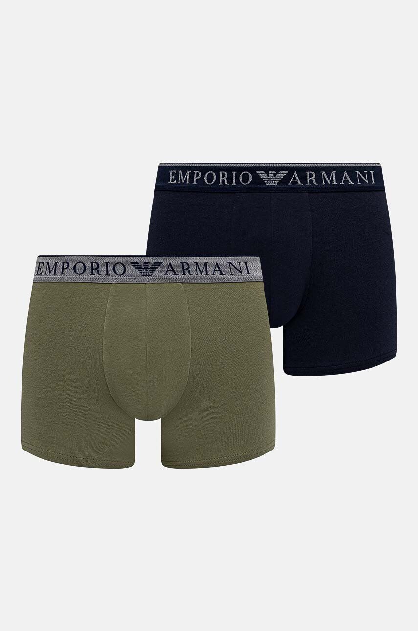 

Комплект боксеров Emporio Armani Underwear, 2 шт, зеленый