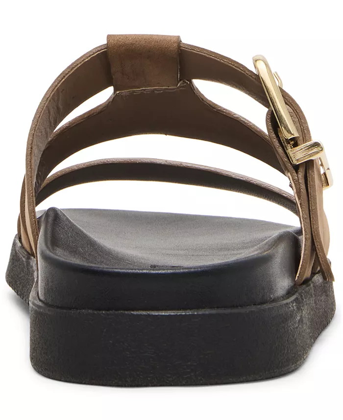 Женские сланцы Maze с анатомической стелькой Steve Madden, загар/бежевый — фото 3