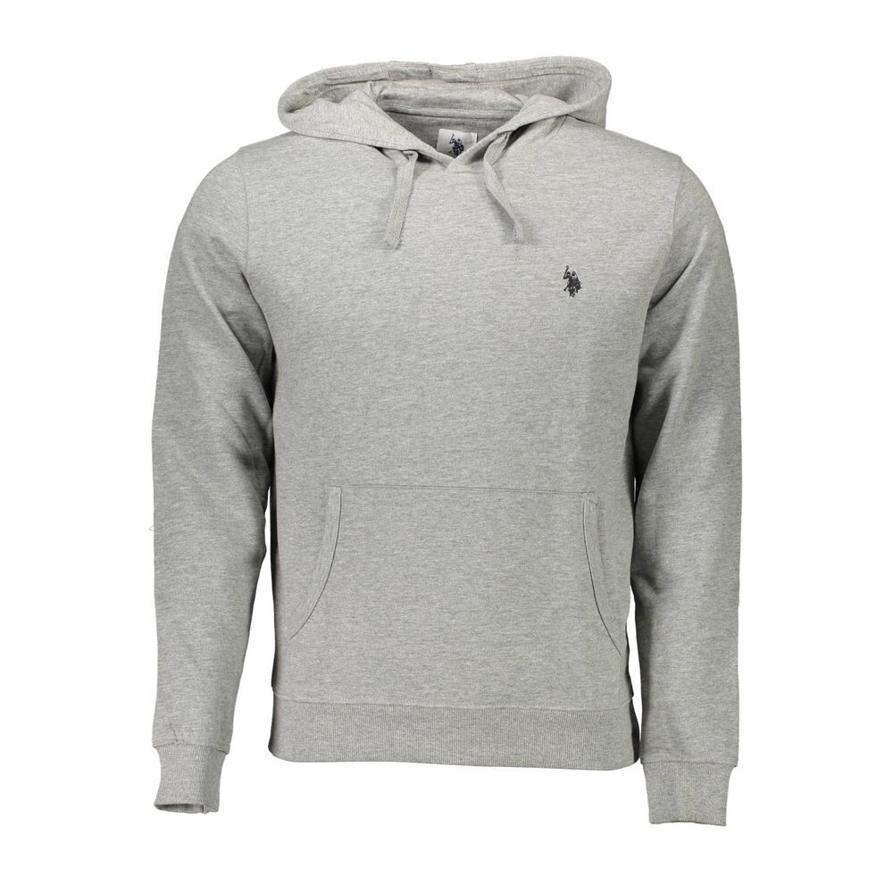 

Серый хлопковый мужской свитер U.S. Polo Assn.
