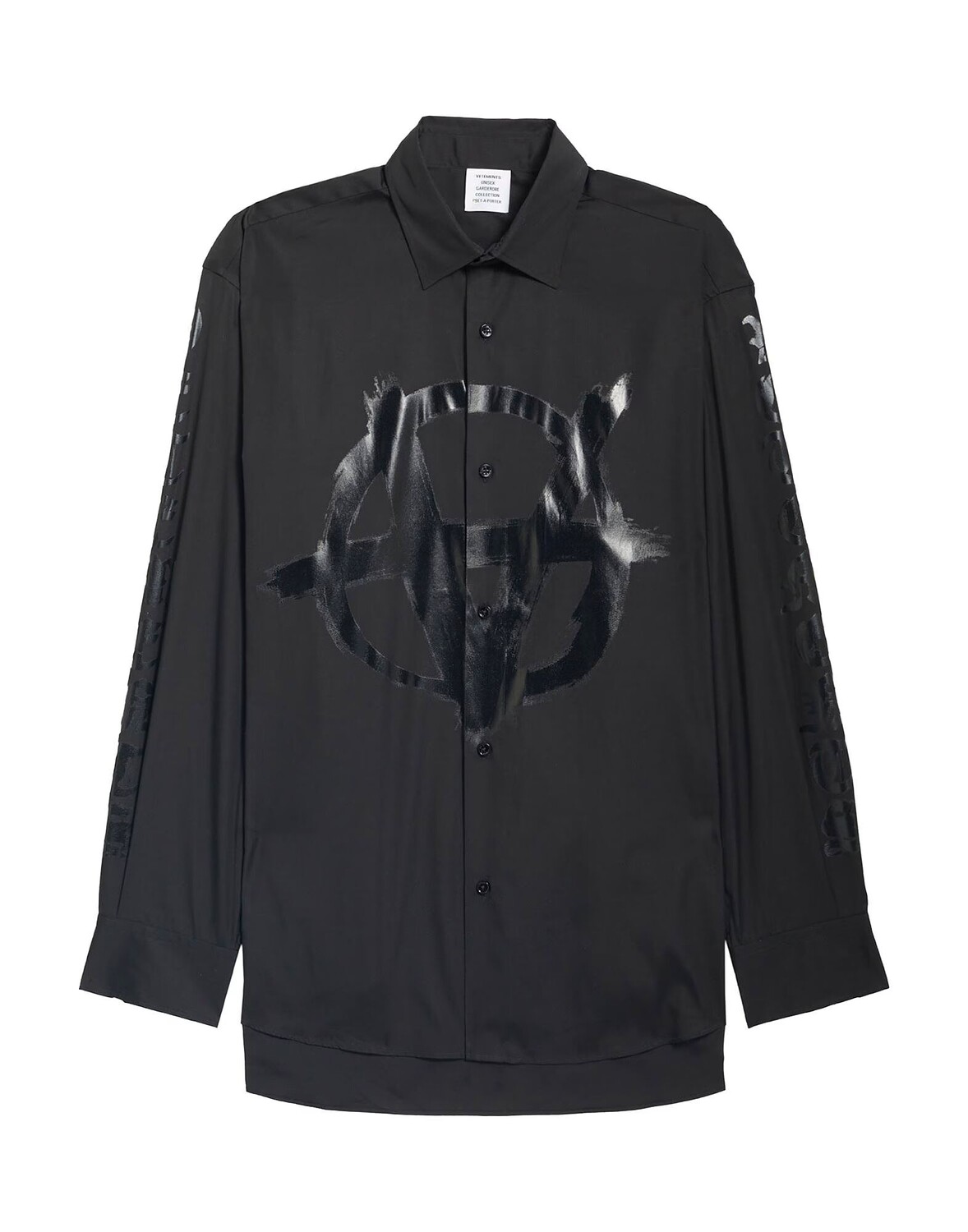 

Рубашка Vetements, черный