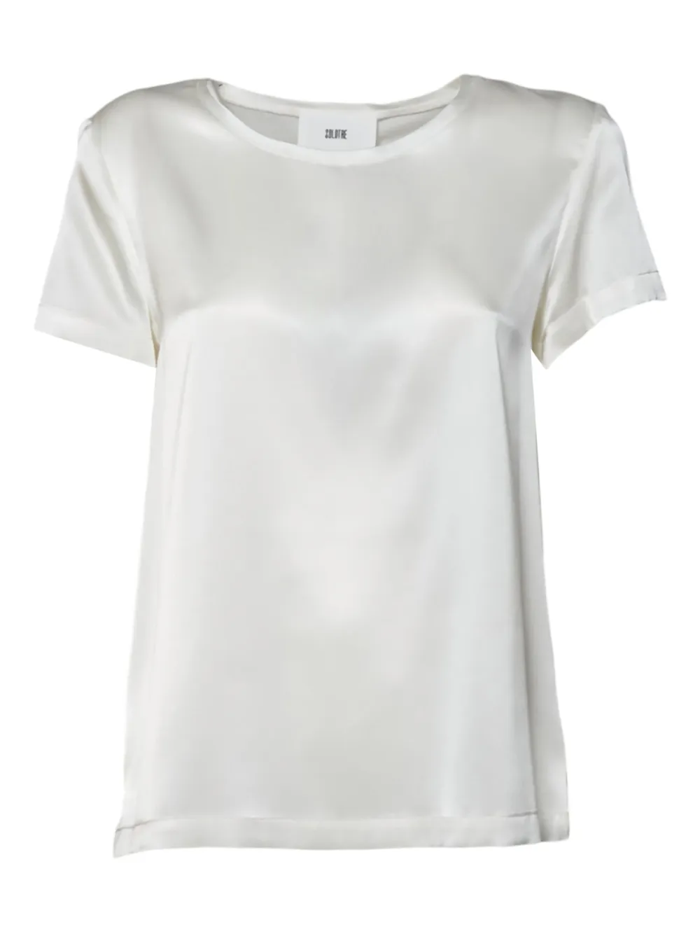 

Топ с круглым вырезом SOLOTRE, белый