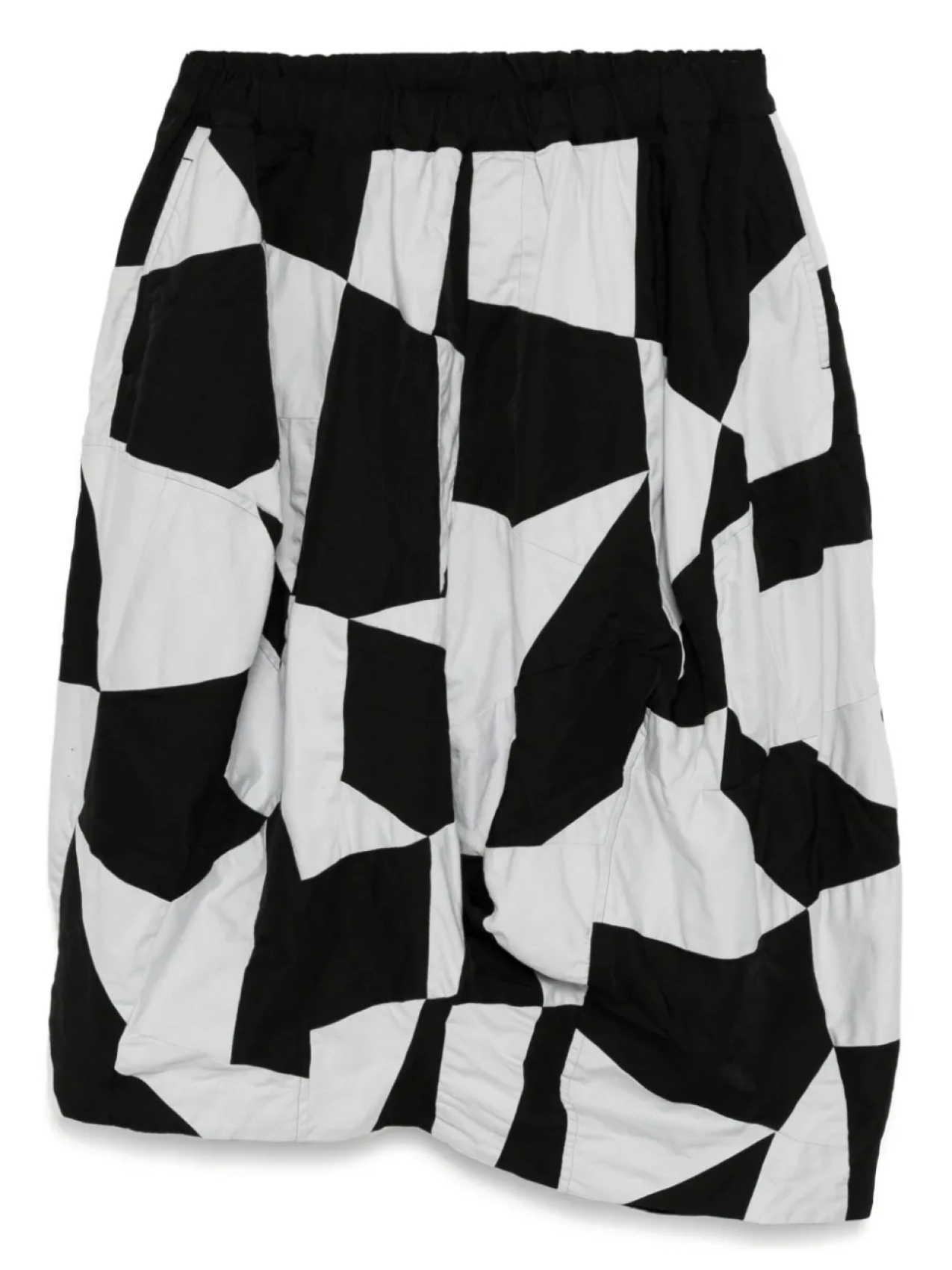 

Black Comme Des Garçons брюки в технике пэчворк, черный