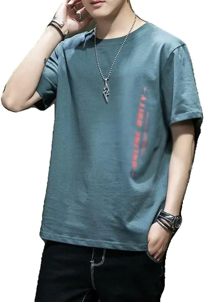 

Футболка с принтом Commute Short Sleeve Youthful Vitality, летняя Xingfenly
