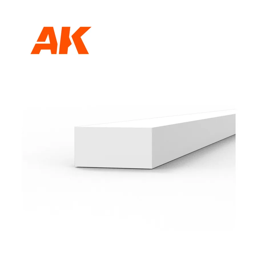 

Стироловая полоска - 1,5 х 3 х 350 мм., High Quality Modeling Styrene