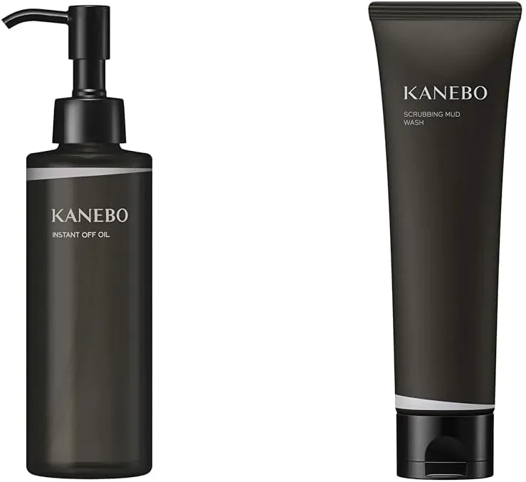 Масло для снятия макияжа Kanebo Instant Off Oil Cleansing 180 мл + Скраб для лица Kanebo Mad Wash 130 г