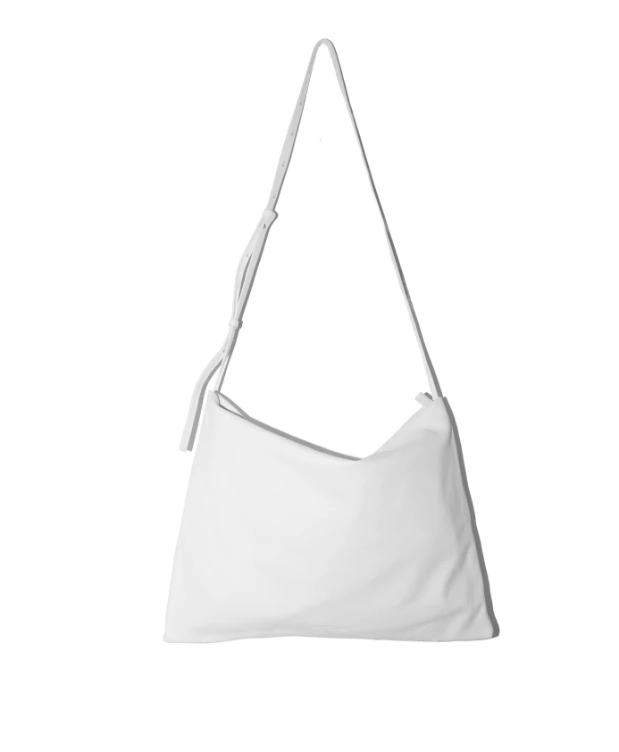 

Прямоугольная кожаная сумка на молнии Cortana, белый