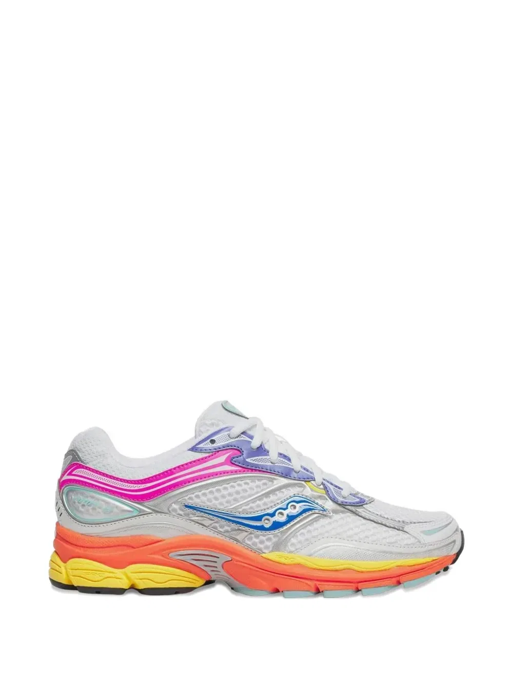 Кроссовки Omni 9 с круглым носком и многослойным дизайном Saucony, белый