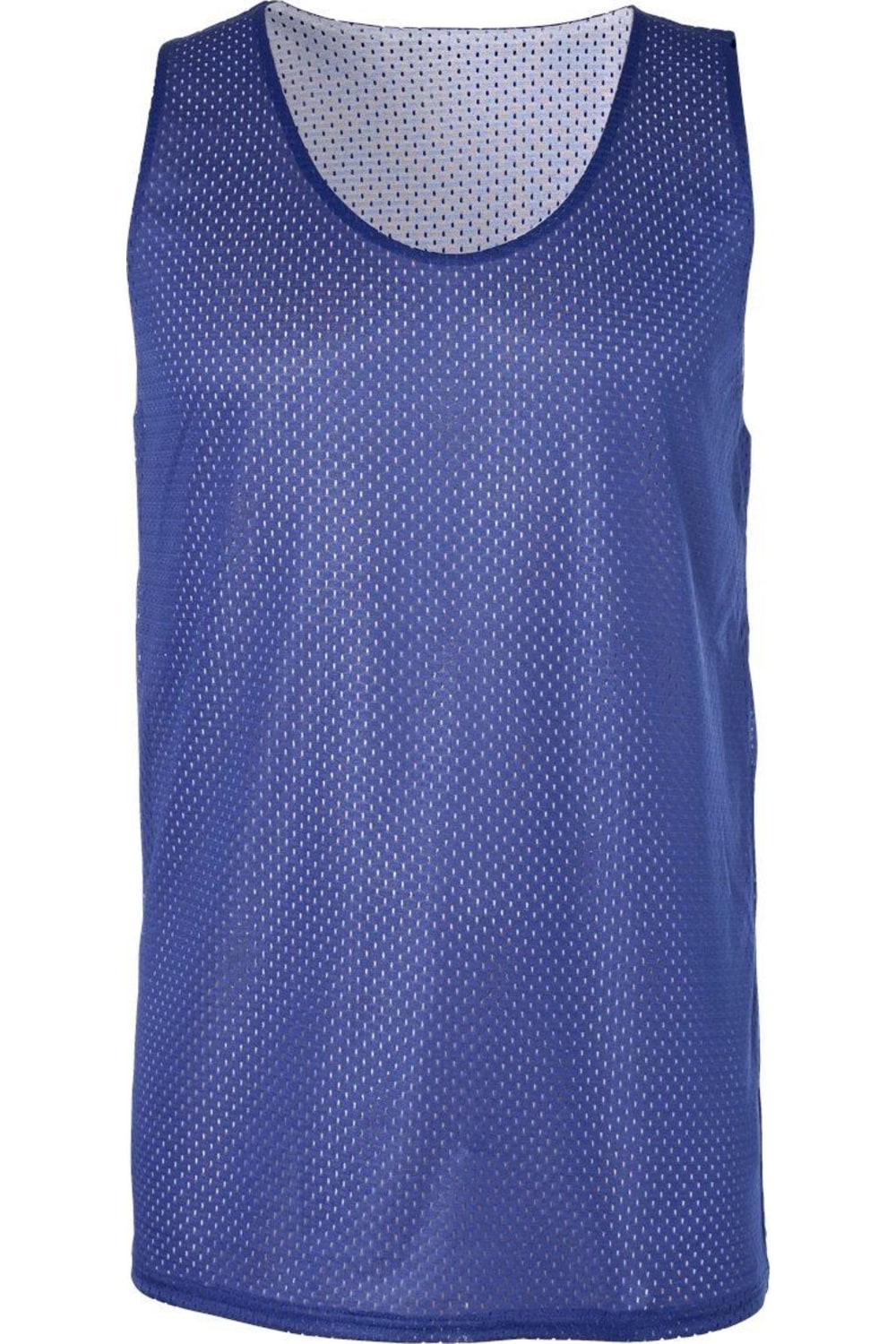 

Двусторонняя майка Badger Pro Mesh, цвет royal/ white
