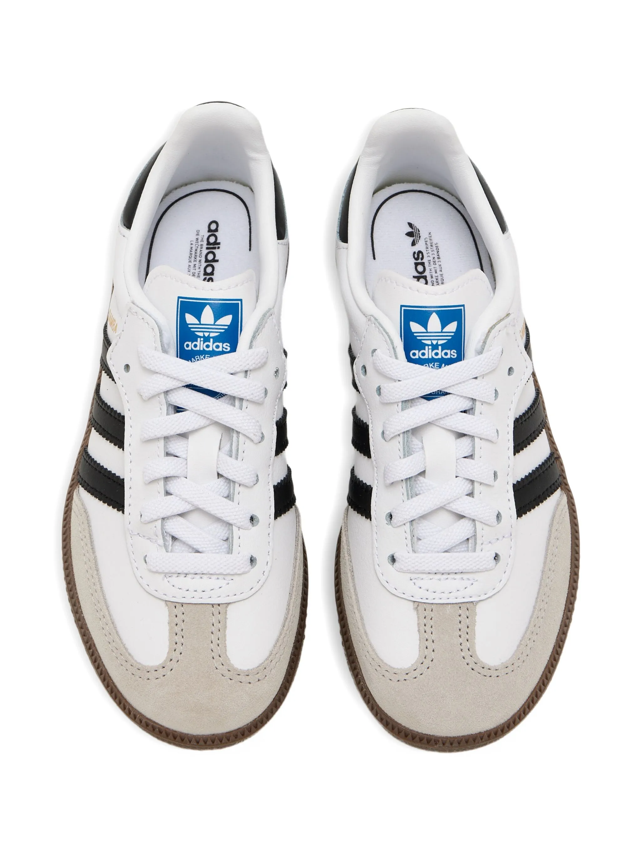 Кеды Samba Adidas Kids, белый — фото 4