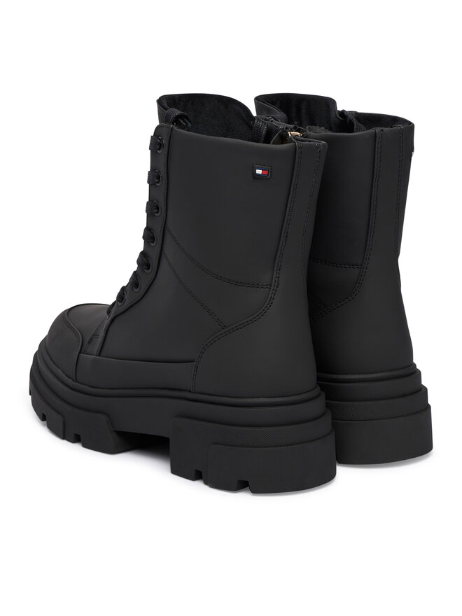 Сапоги Tommytech Water Repellent Laceup FW0FW09161 Tommy Hilfiger, черный — фото 3