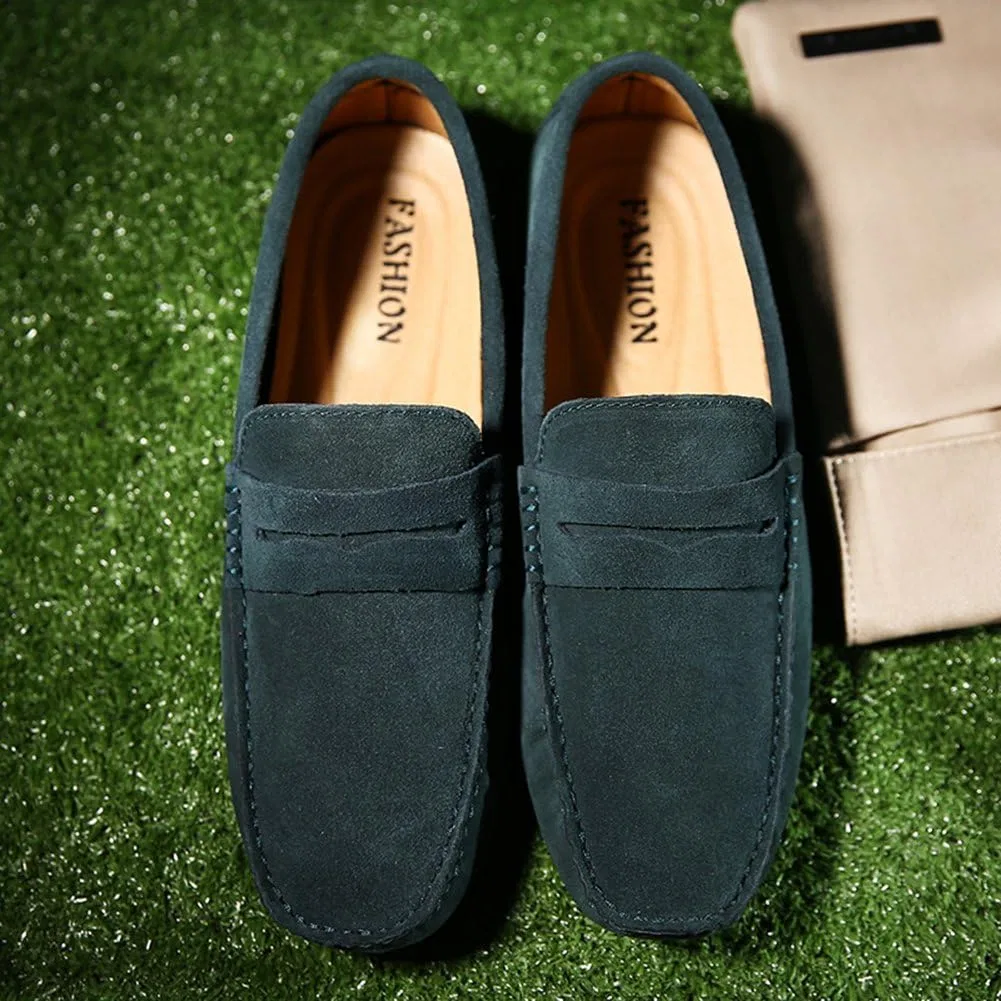 Мокасины ANUFER Loafers, зеленый — фото 3
