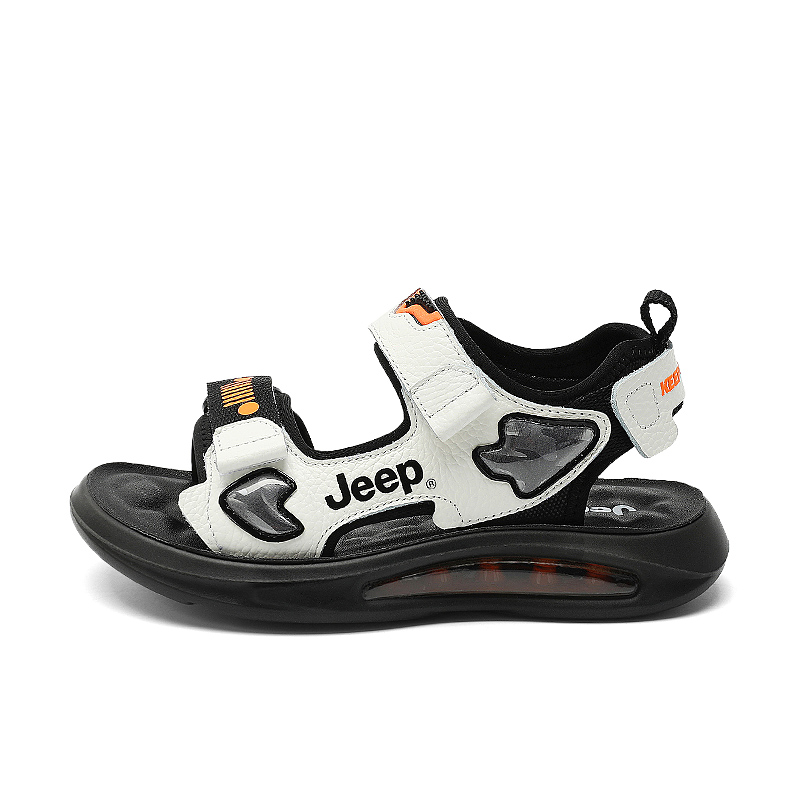 

Детские сандалии Jeep, белый/оранжевый