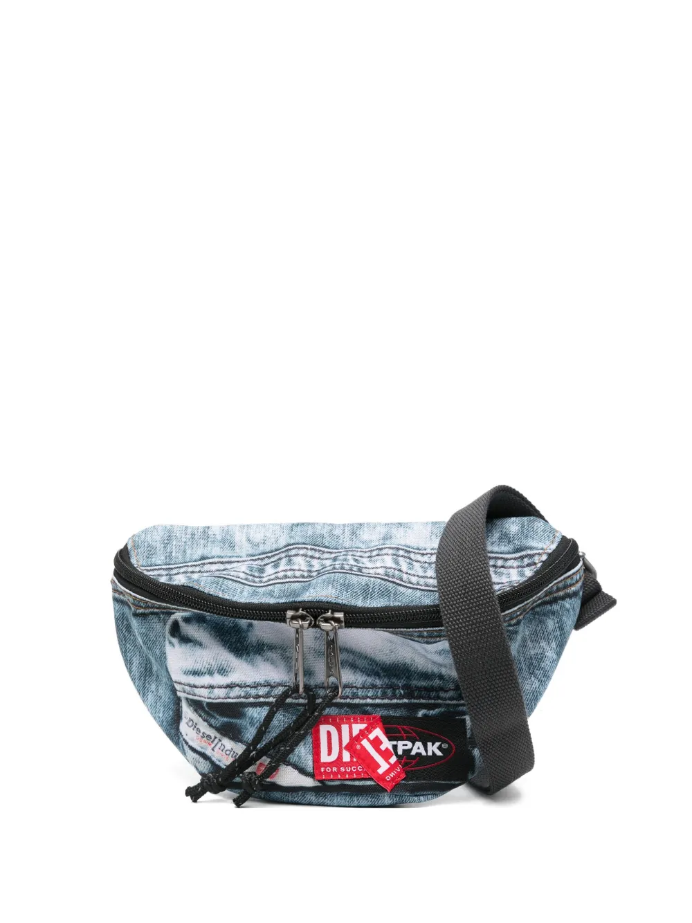 

Сумка на пояс Diesel с принтом под деним Eastpak, синий