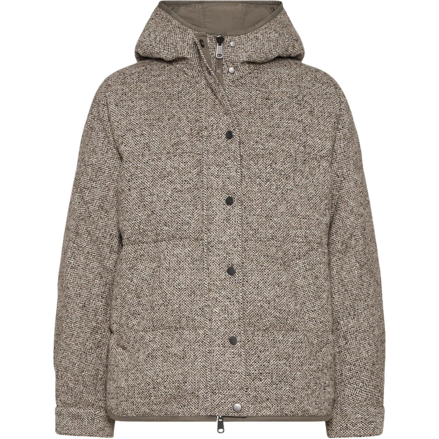 

Стеганая куртка с капюшоном Brunello Cucinelli, Taupe