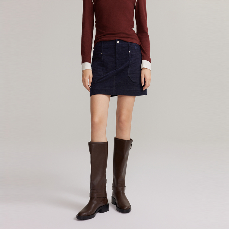 

ELLE Повседневная короткая юбка Women's Navy Blue