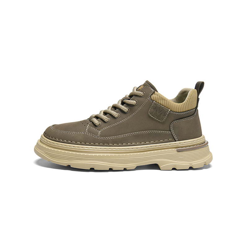 

FAIRWHALE Рабочие ботинки мужские низкие хаки/черно-серые хлопковые, цвет Khaki (Cotton)